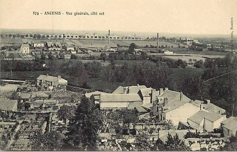 Ancenis - Vue G�n�rale, cot� est - Loire-Atlantique