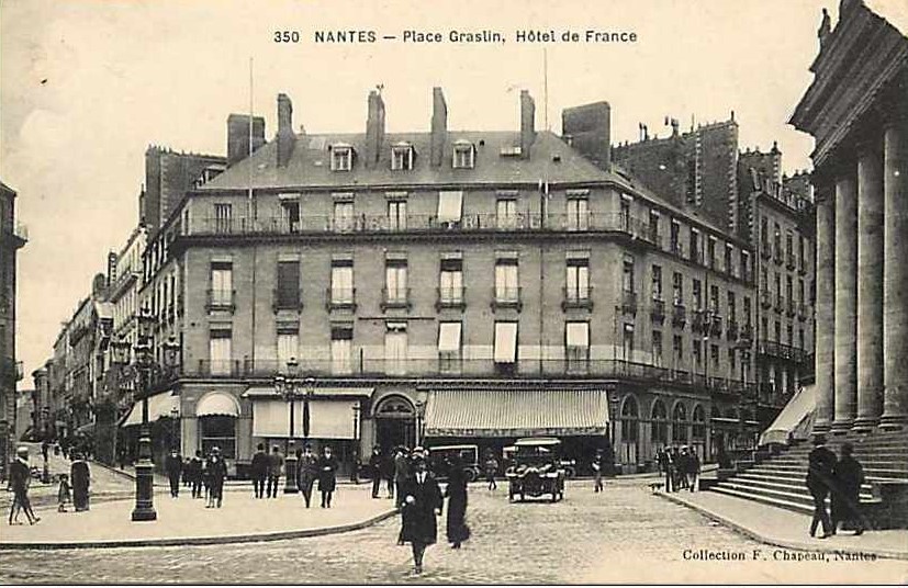 Nantes - Place Graslin , H�tel de France - Loire-Atlantique