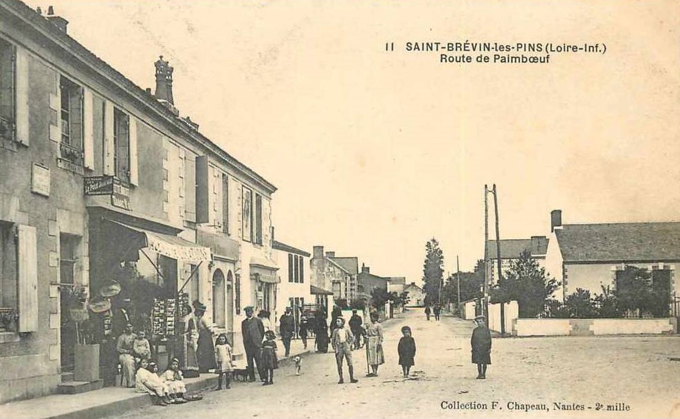 Saint-Br�vin-les-Pins - Route de Paimboeuf - Loire-Atlantique