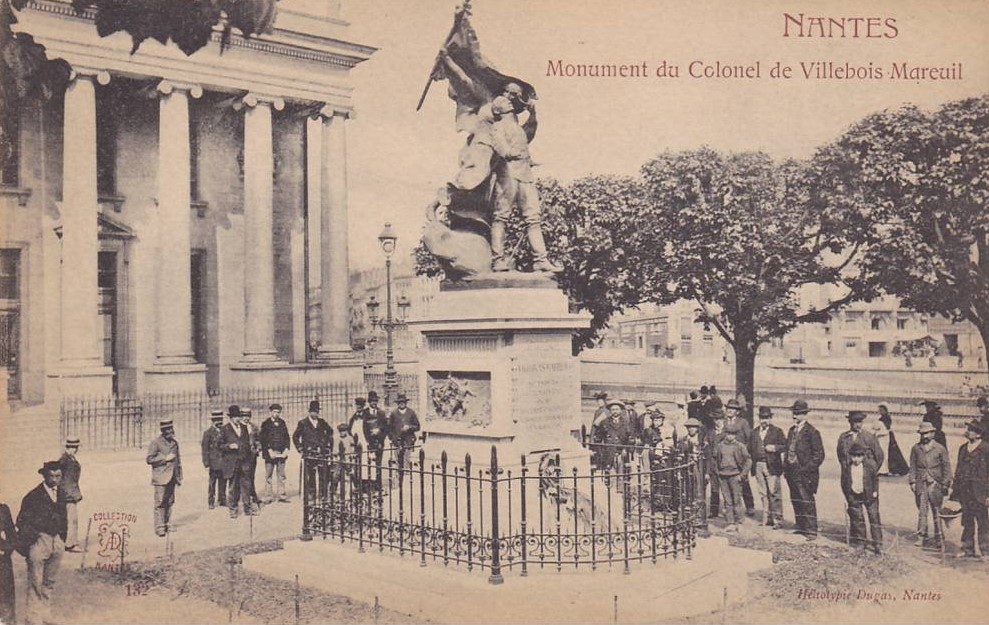 Nantes - Monument du Colonel de Villebois-Mareuil - Loire-Atlantique