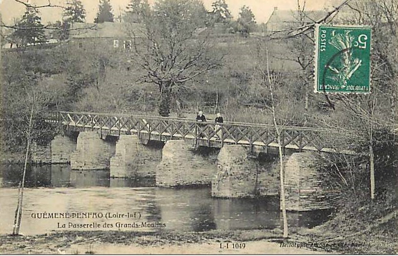 Gu�m�n�-Penfao - La Passerelle des Grands Moulins - Loire-Atlantique