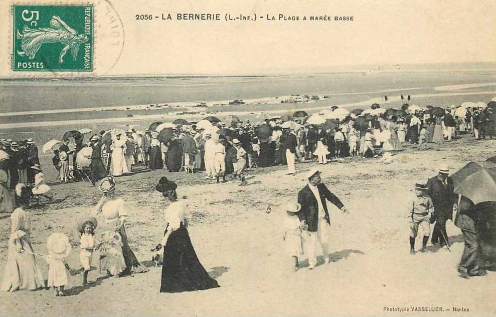 La Bernerie - La Plage � Mar�e Basse - Loire-Atlantique