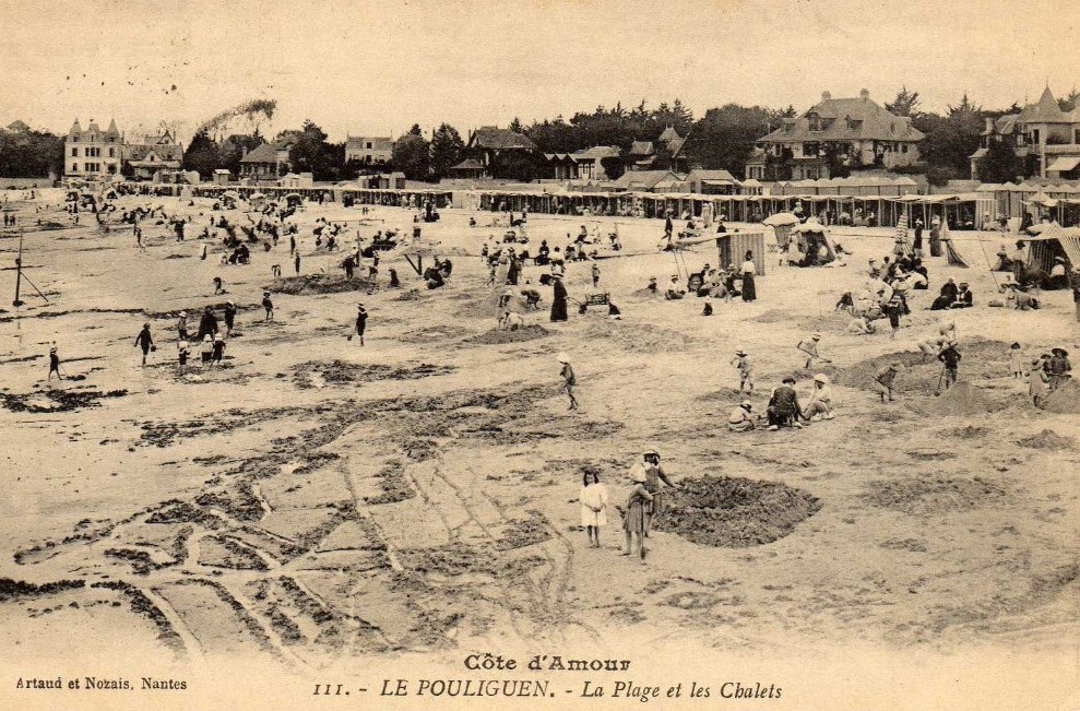 Le Pouliguen 1916 - La Plage - Loire-Atlantique