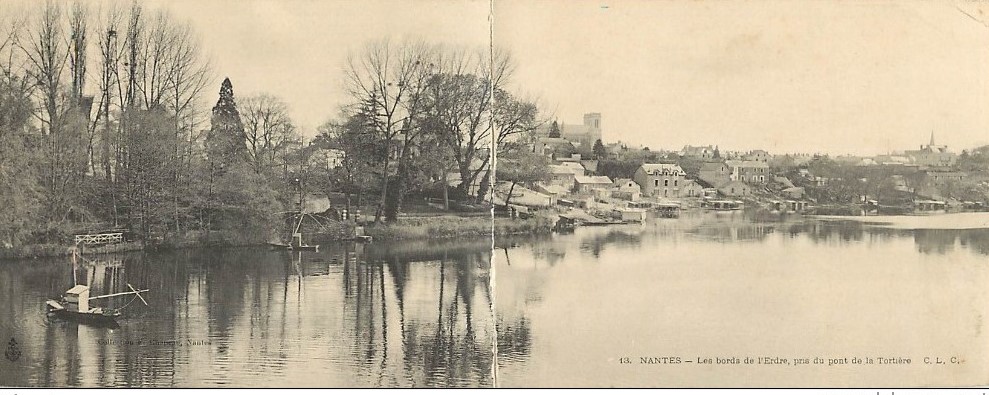 Nantes - Vue panoramique - Bords de l