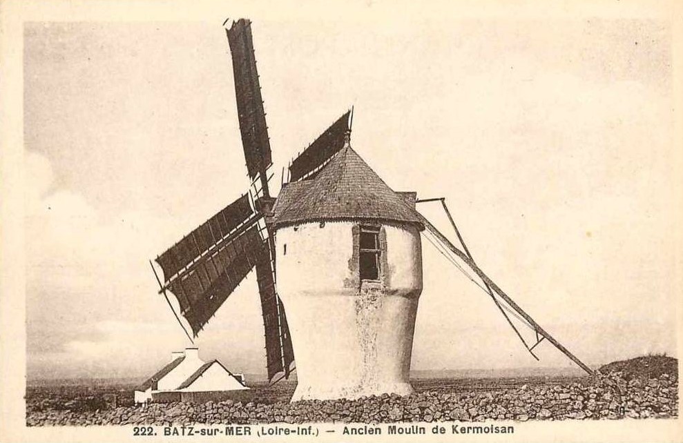 Batz-sur-Mer - Moulin de Kermoisan - Loire-Atlantique