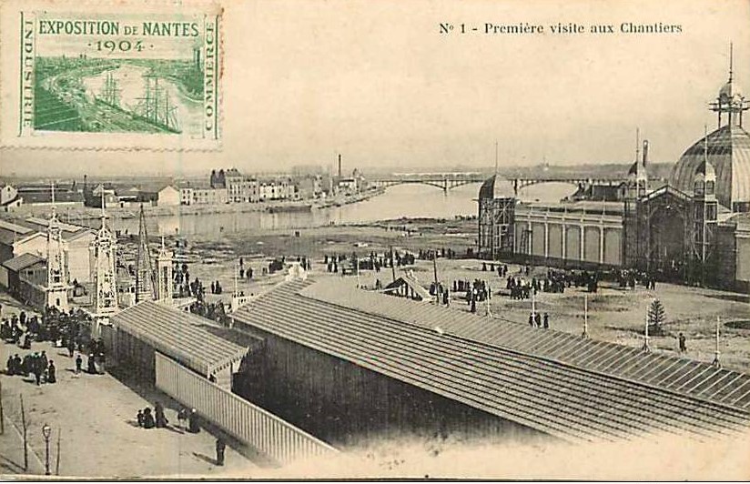 Nantes - Exposition de Nantes 1904 - Visite aux Chantiers  - Loire-Atlantique