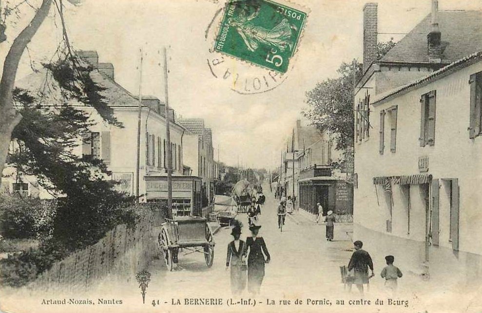 La Bernerie - Rue de Pornic - Loire-Atlantique