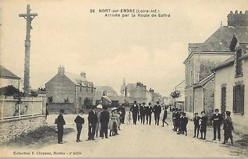 Nort-sur-Erdre - Arriv�e par la Route de Saffr�  - Loire-Atlantique