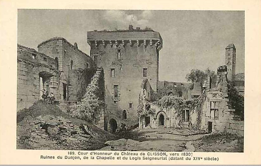 Clisson - Le Ch�teau - Ruines du Donjon - Loire-Atlantique