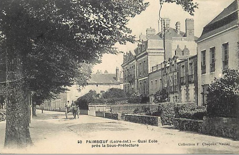 Paimboeuf -Quai Eole pr�s de la Sous-Pr�fecture - Loire-Atlantique