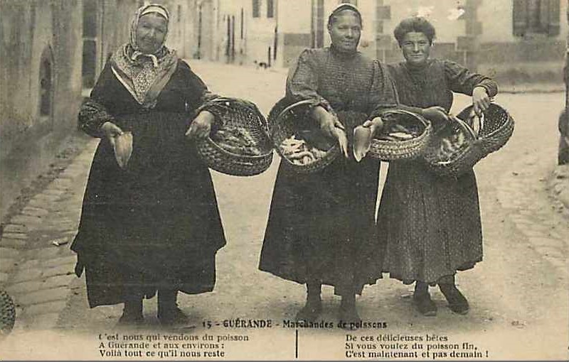 Gu�rande - Marchandes de Poissons  - Loire-Atlantique