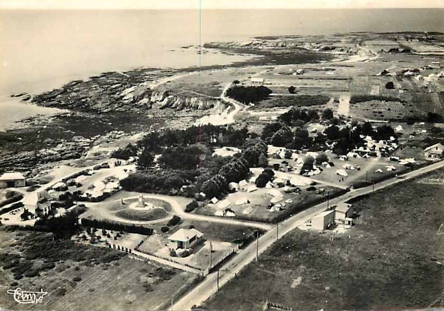 Pr�failles - Camping de la Raize et la C�te - Vue A�rienne - Loire-Atlantique