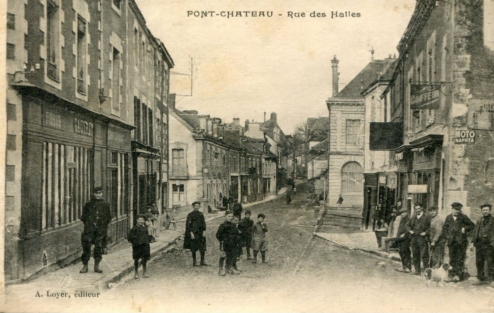 Pont-Ch�teau - Rue des Halles - Loire-Atlantique