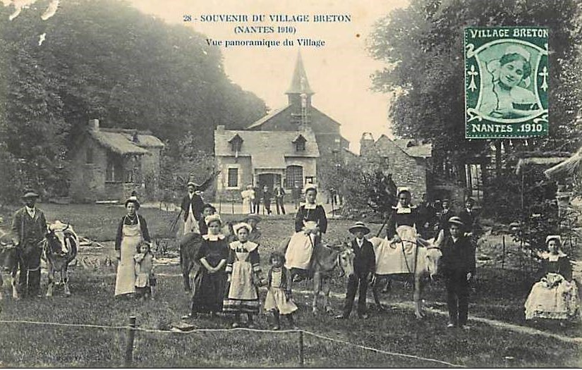 Nantes - Souvenir du Village breton - Vue panoramique du Village  - Loire-Atlantique