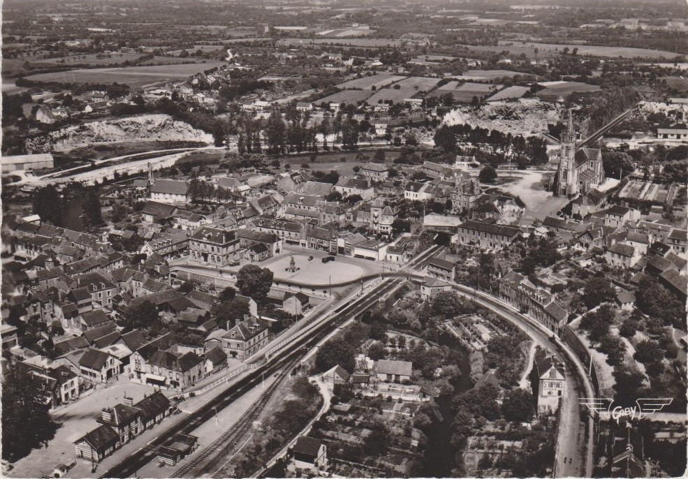 Pont-Ch�teau - 1960 - Vue A�rienne - Loire-Atlantique