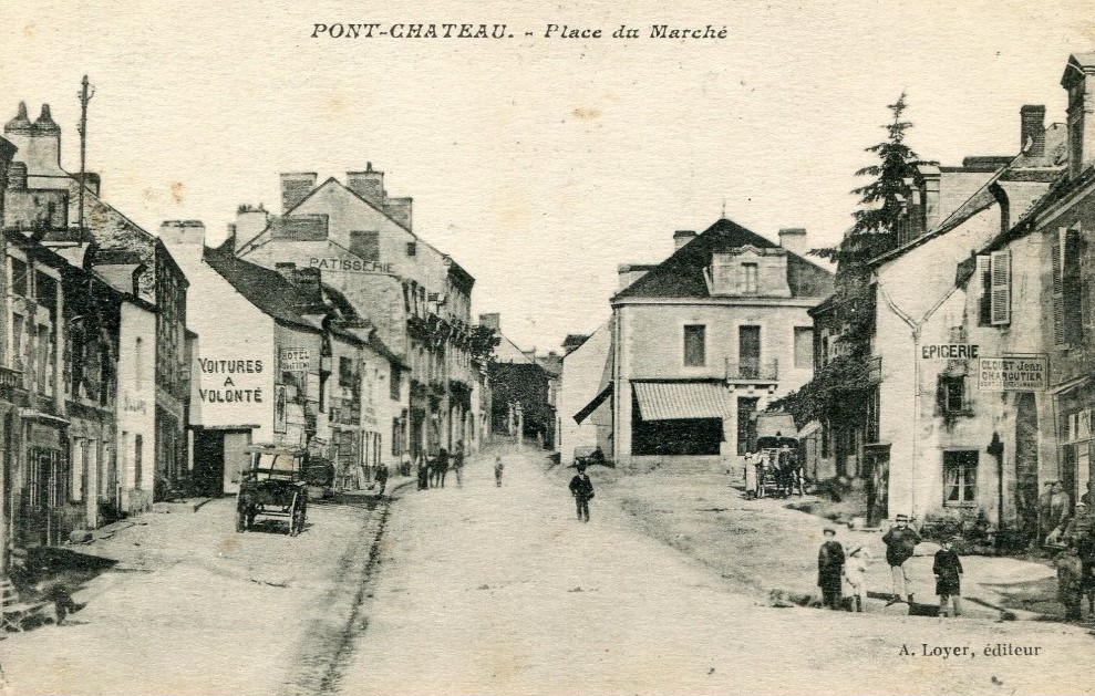 Pont-Ch�teau - Place du March� - Loire-Atlantique