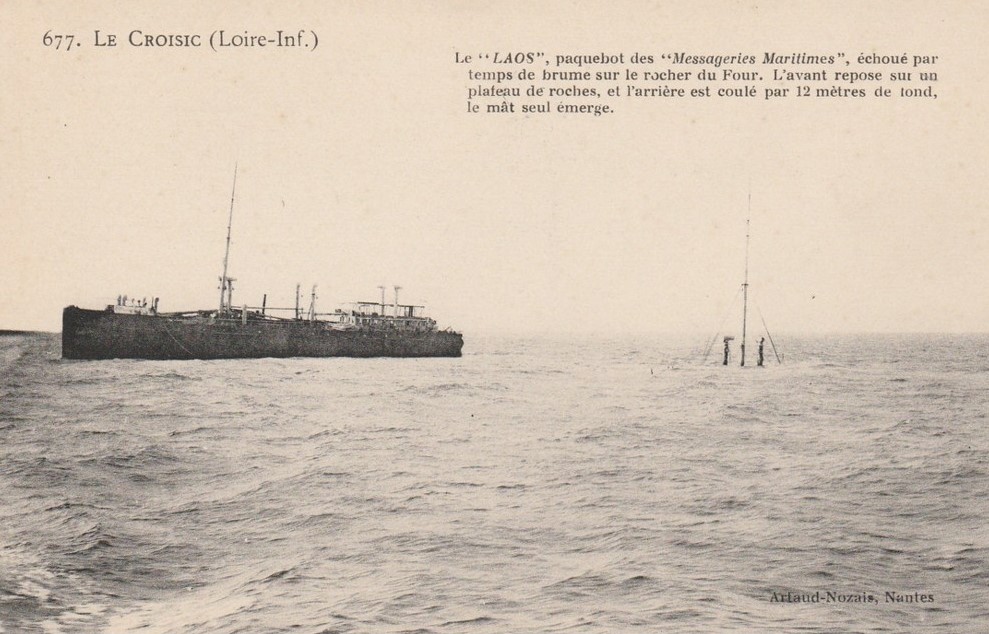 Le Croisic - Paquebot des Messageries Maritimes - Loire-Atlantique