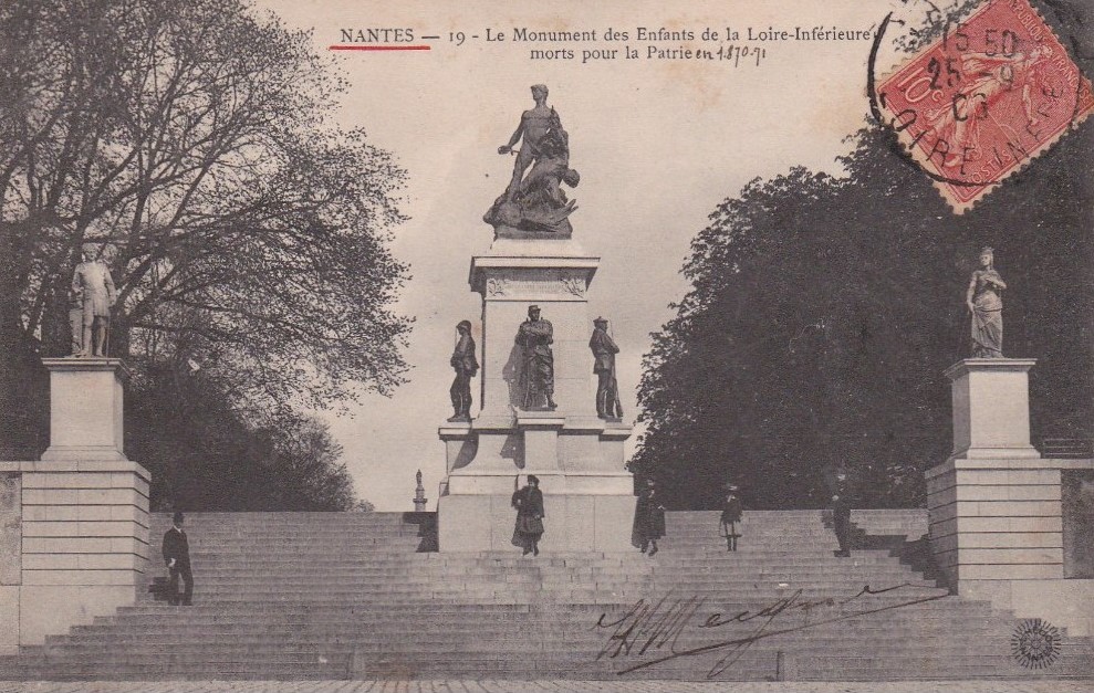 Nantes - Monument aux Morts de 1870 - Loire-Atlantique