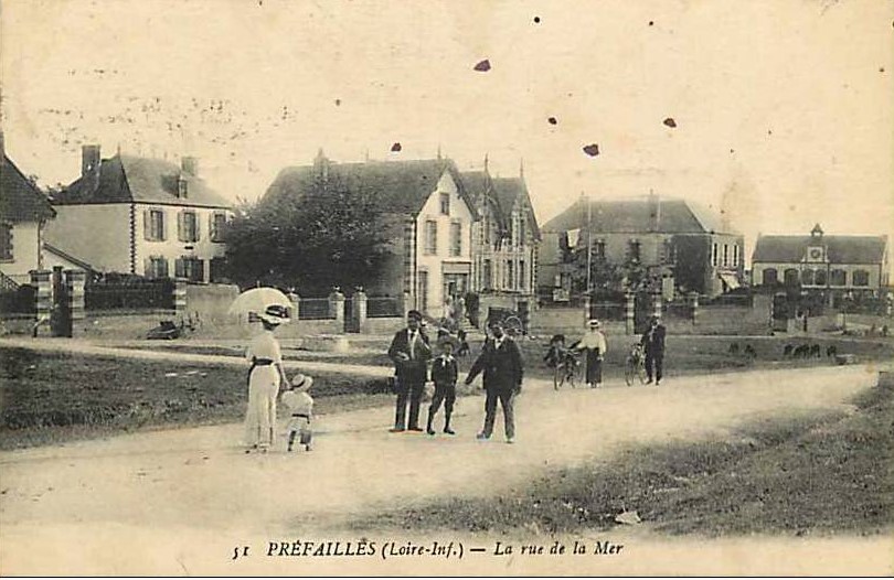 Pr�failles - La rue de la Mer - Loire-Atlantique