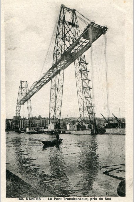 Nantes - Le Pont Transbordeur pris du Sud - Loire-Atlantique