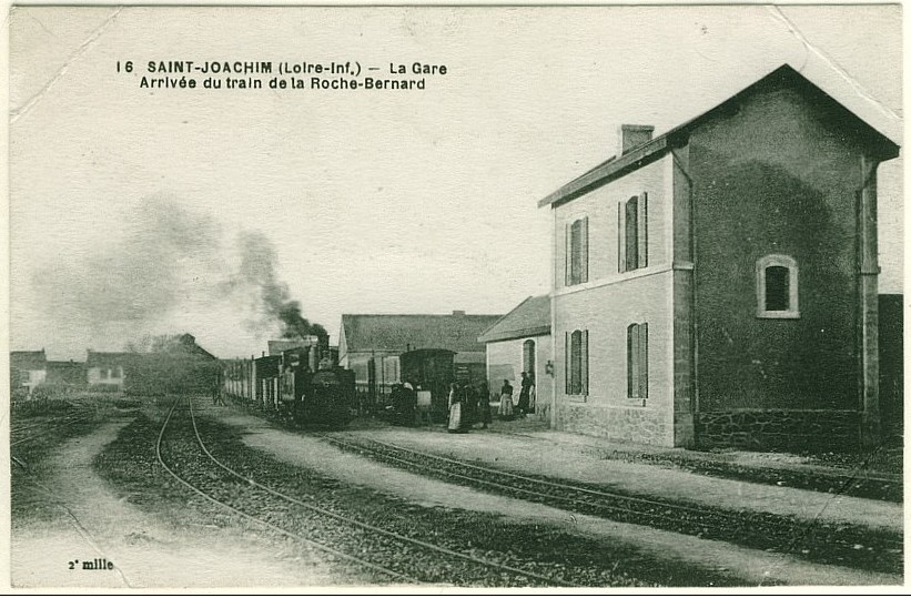 Saint-Joachim - La Gare, Arrivée du  train de la Roche-Bernard - Loire-Atlantique