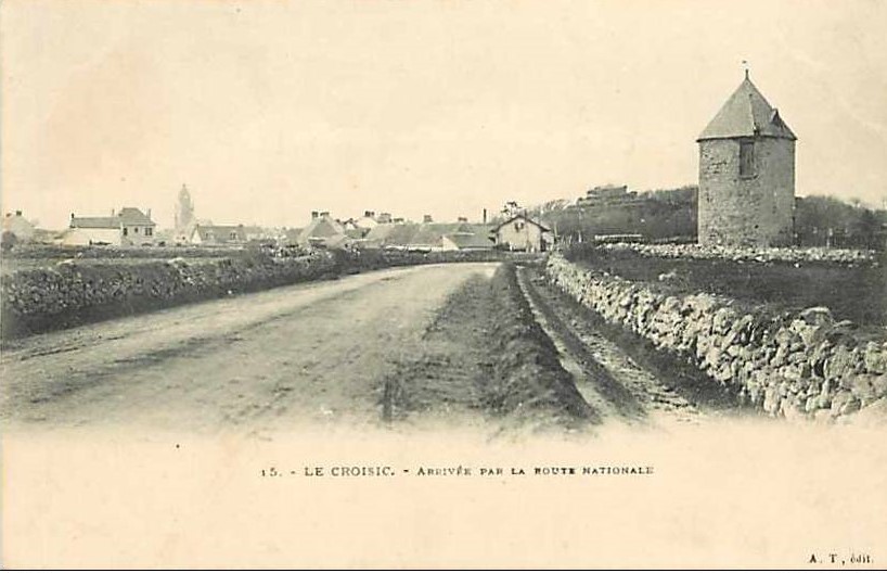 Le Croisic - Arriv�e par la Route Nationale  - Loire-Atlantique