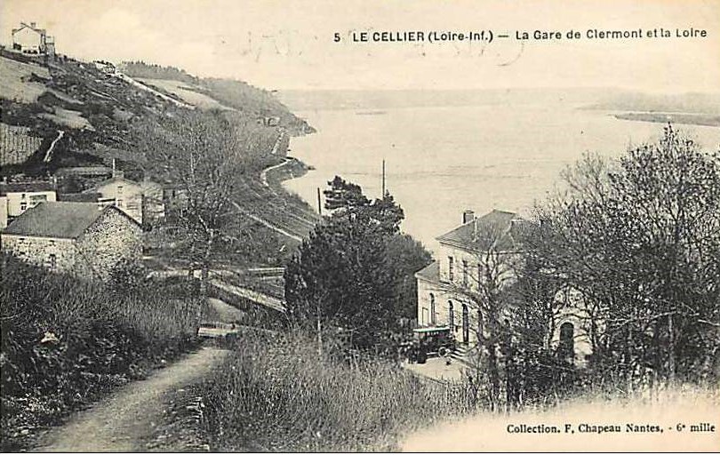 Le Cellier - La Gare de Clermont et la Loire - Loire-Atlantique