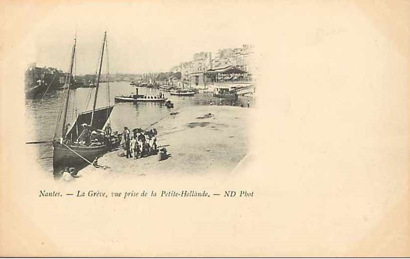 Nantes - La Gr�ve vue prise de la Petite Hollande - Loire-Atlantique