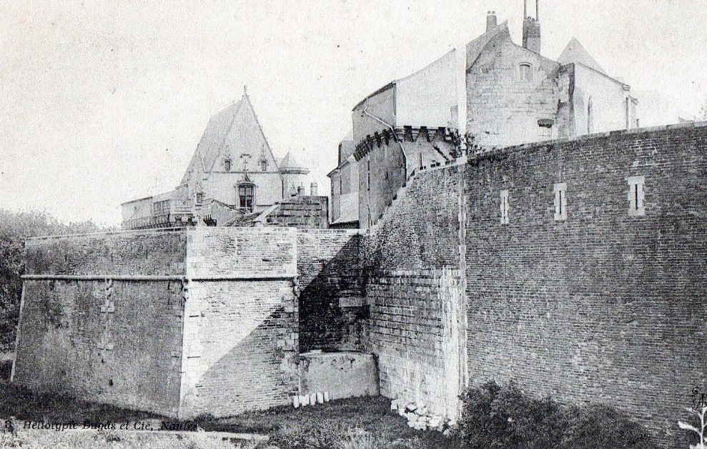 Nantes - Le Ch�teau, Fa�ade Nord - Loire-Atlantique