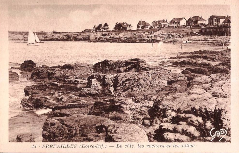 Pr�failles - La C�te , les Rochers et les Villas - Loire-Atlantique