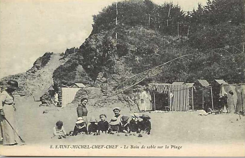 Saint-Michel-Chef-Chef - Le Bain de Sable sur la Plage - Loire-Atlantique