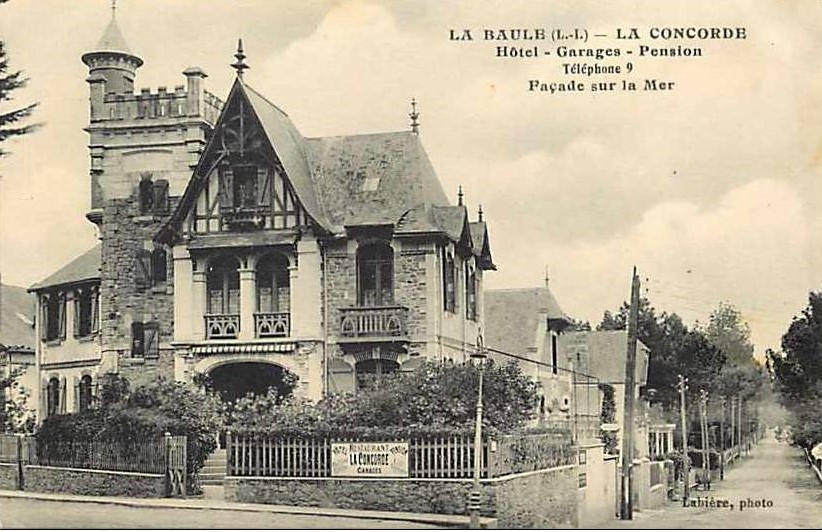 La Baule - La Concorde - H�tel -Garages -Pension - Loire-Atlantique