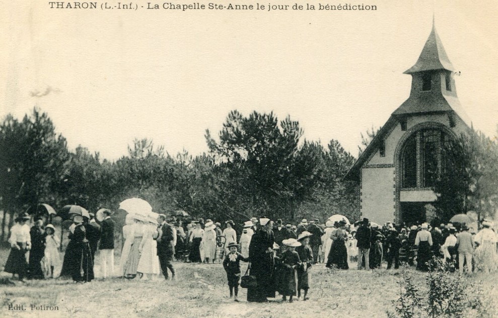 Tharon-Plage - La Chapelle Sainte-Anne le jour de B�n�diction - Loire-Atlantique