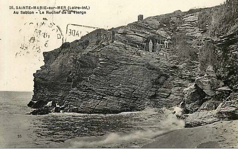 Sainte-Marie-sur-Mer - Au sablon -Rocher de la Vierge - Loire-Atlantique