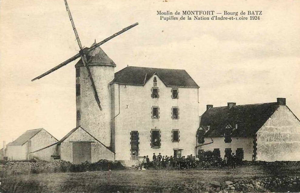 Batz-sur-Mer - Moulin à vent de Monfort - Loire-Atlantique