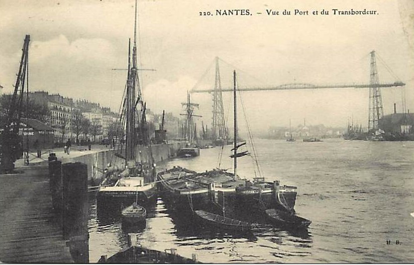Nantes - Vue du Port et du Transbordeur - Loire-Atlantique