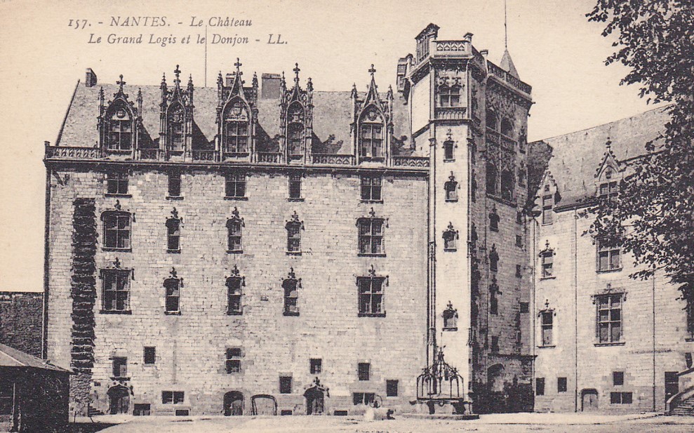 Nantes - Le Ch�teau, Le Grand Logis et le Donjon - Loire-Atlantique