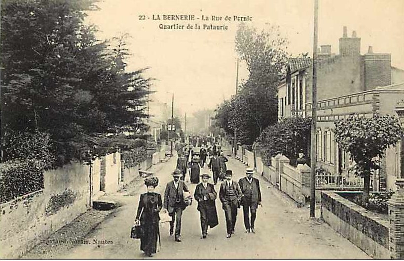 La Bernerie - La rue de Pornic - Quartier de la Pataurie - Loire-Atlantique