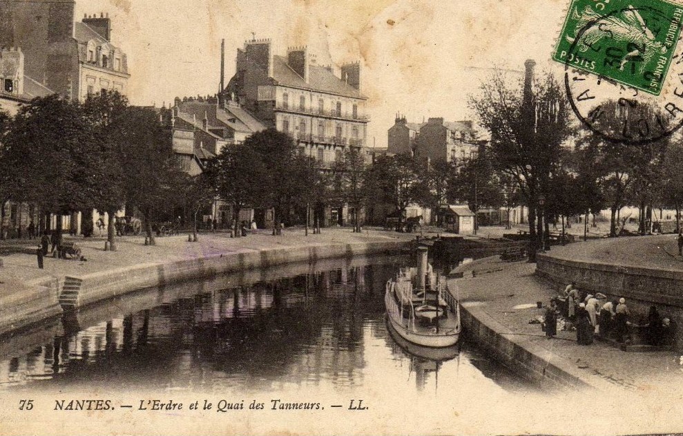 Nantes - 1912 - L�Erdre et Quais des Tanneurs - Loire-Atlantique