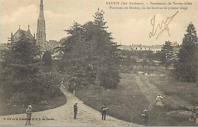 Pensionnat de Toutes-Aides pr�s de Nantes - Commune de Doulon - Fr�res de Ploermel  - Loire-Atlantique