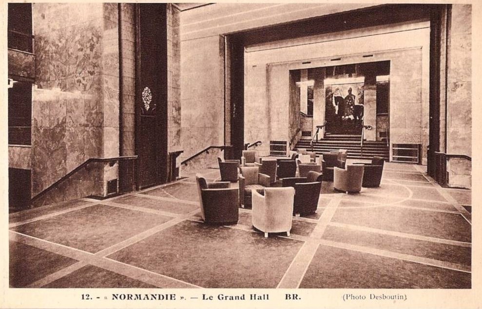Saint-Nazaire - Paquebot Normandie - Le Grand Hall - Loire-Atlantique