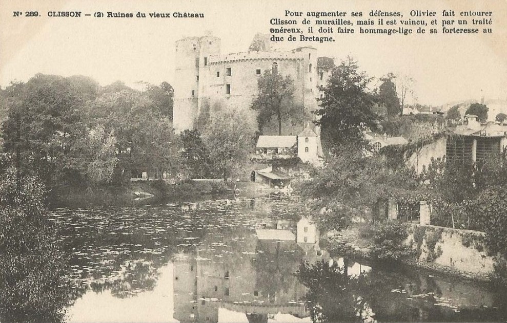 Clisson - Ruines du Vieux Ch�teau - Loire-Atlantique