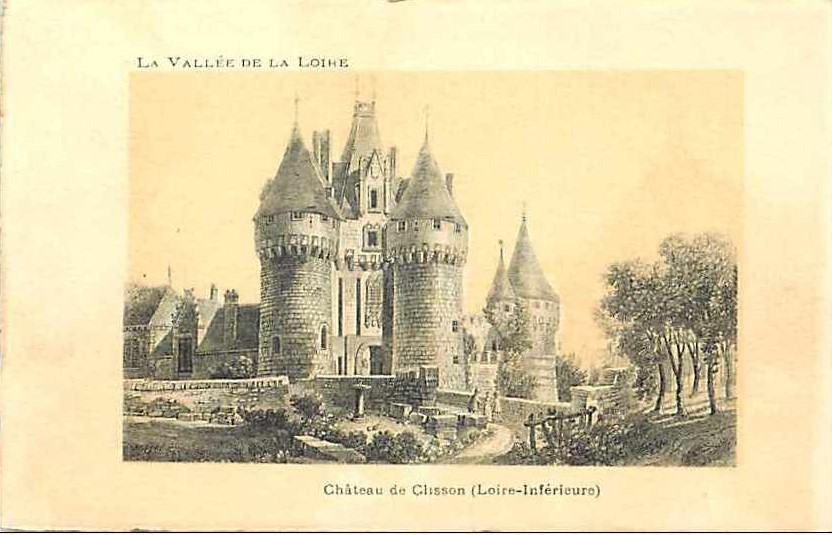 Clisson - Le Ch�teau - Gravure  - Loire-Atlantique