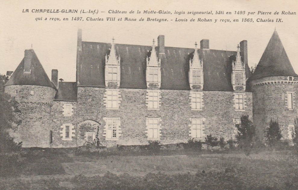 La Chapelle-Glain - Château de la Motte-Glain, logis seigneurial, bâti en 1495 - Loire-Atlantique