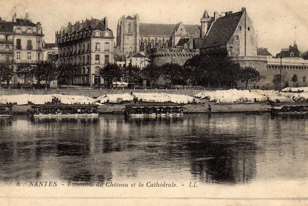 Nantes - 1923 - Ensemble du Ch�teau et la Cath�drale - Loire-Atlantique