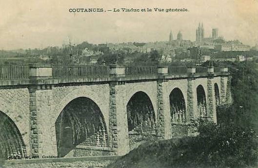 Coutances - Le Viaduc et la Vue Générale - Manche (50) - Normandie