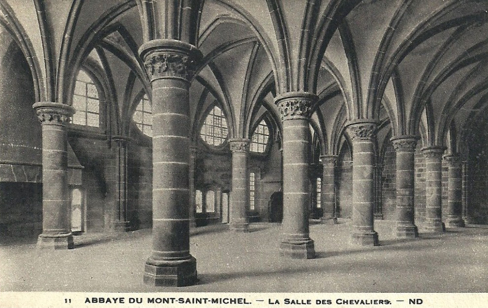 MONT SAINT-MICHEL - Abbaye - Salle des Chevaliers - Manche (50) - Normandie