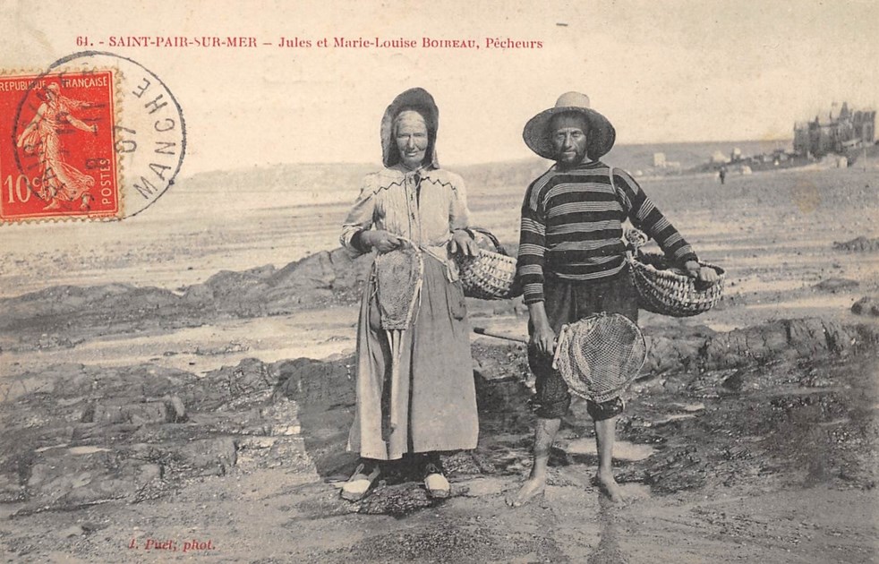 Saint-Pair-sur-Mer - Pêche - Jules et Marie Boireau, Pêcheurs  - Manche (50) - Normandie
