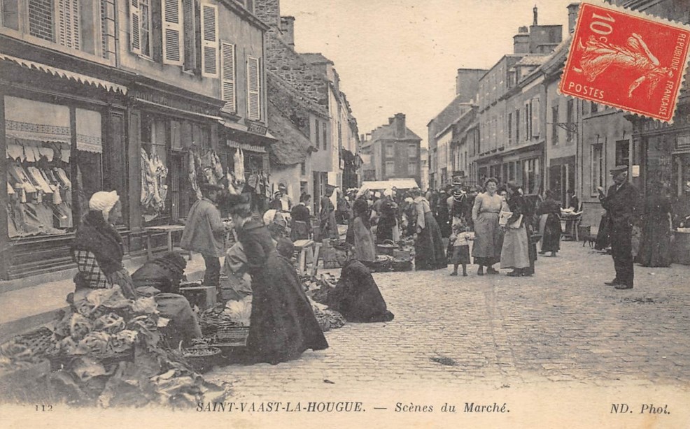 Saint-Vaast-la-Hougue - Scènes de Marché - Manche (50) - Normandie