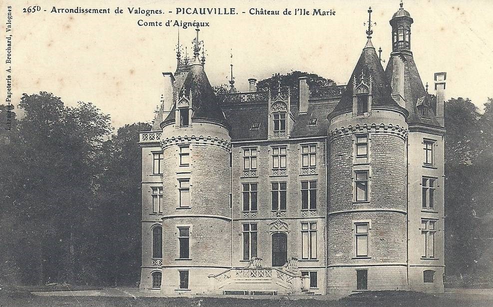 PICAUVILLE - Arrondissements deValognes - Château de l